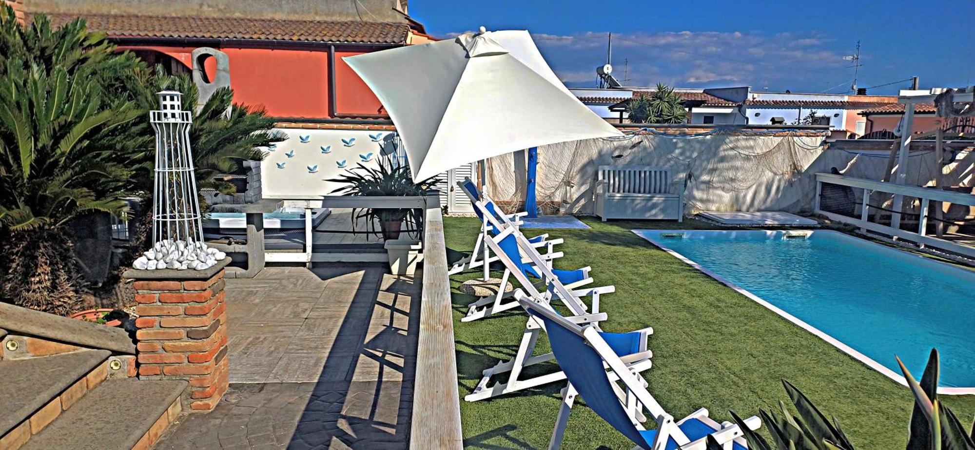אנזיו Alloggi Turistici Con Piscina Palestra Jacuzzi Sauna מראה חיצוני תמונה