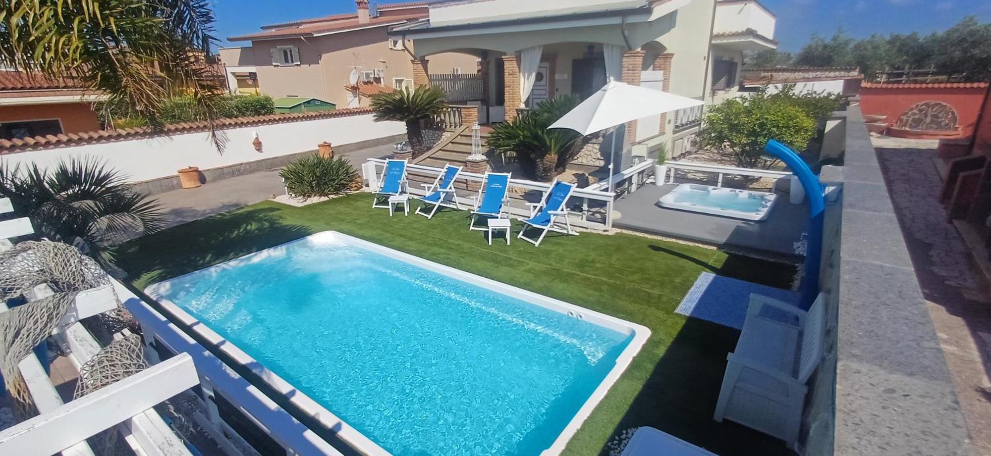 אנזיו Alloggi Turistici Con Piscina Palestra Jacuzzi Sauna מראה חיצוני תמונה